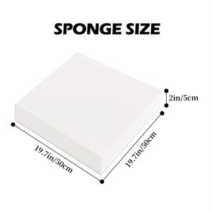 TEMU 실내외 겸용 고밀도 장식 폼 쿠션 2개 세트. 사각 다이닝 의자에 적합한 고탄성 폼으로 제작되었으며, 교체용으로 잘라 사용할 수 있습니다. 고희착성 흰색 스펀지로 제작된 이 좌석 쿠션은 교체용으로 잘라 사용할 수 있습니다.