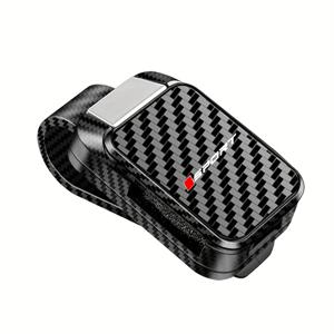 TEMU 1개 탄소 섬유 패턴 자동차 선비저 클립형 선글라스 | 토요타, 혼다, 마ツ다, , 지프, MG 호환 - ABS 수지 재질