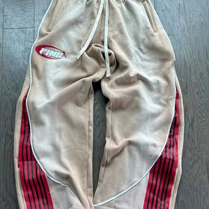 TEMU Y2K 프린트 패치워크 스프레이 염색 팬츠