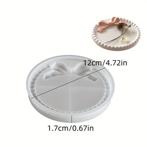 TEMU 리본 직사각형 트레이 레진 캐스팅 몰드 사각 원형 리본 버블 비드 코스터 클레이 석고 실리콘 몰드 유럽 스타일 간편 보관 트레이 접시 몰드 주얼리 정리 보관 몰드
