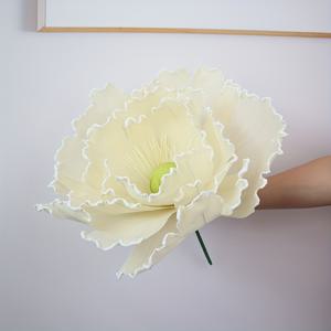 TEMU 40cm 신상 아시안 플라워 대마초 가게 쇼윈도 진열장 행사장 장식 매장 장식 웨딩 드레스업 사진 찍기 출입카드 아마포 시뮬레이션 꽃