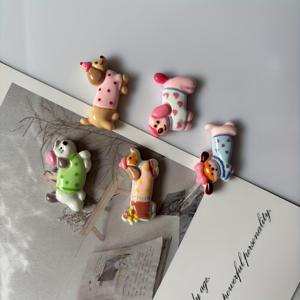 TEMU 귀여운 만화 강아지 냉장고 자석 5개 세트, 주방, 사무실, 화이트보드, 식기세척기에 적합, 생생한 색상, 크리스마스, 발렌타인데이, 어머니날 선물로 이상적, 재미있는 디자인 | 패턴, 냉장고 자석, 추수감사절에 완벽