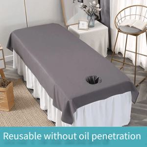 TEMU 1개 미용실 침대 시트, 마사지, 바디 케어, 에센셜 오일 트리트먼트용 특수 코팅