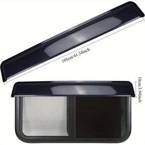 TEMU RV 창문 비막이, 다양한 사이즈, ABS 소재, 쉬운 설치, RV, 자동차, 트레일러용