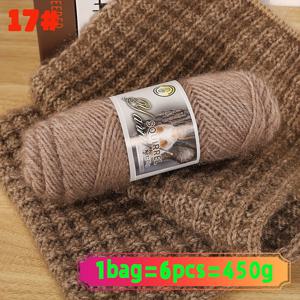 TEMU 6개/팩 중간 크기 청키 뜨개질 얀 볼, 루어ックス 핸드 웨빙 소재, 손뜨개질에 적합, 다양한 패션 스웨터, 코트, 스카프, 모자, 조끼, 담요, 쿠션 및 기타 수공예품, 얀 볼 폴리에스터 100%