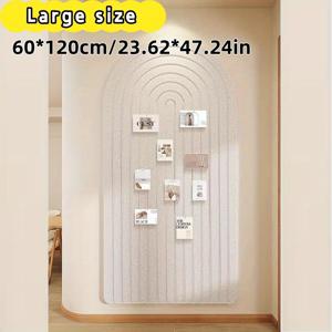 TEMU 로맨틱 펠트 게시판, 특대형 크기 창의적인 사진 벽 배경 보드 메시지 보드, 사진 장식 디스플레이 벽, 홈 데코, 벽 장식 펠트 보드에 적합, 드릴이 필요 없는 자가 접착 펠트 벽 스티커