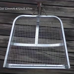 TEMU 1개 튼튼한 금속 흙 스크린, 미세 메시 필터 포함 - 농장용