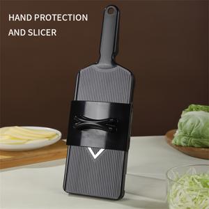 TEMU 1개 대형 양배추 다지기 및 슬라이서 - 다용도 야채 그레이터 도구, 양배추, 당근, 감자 조리용으로 편리 - 샐러드, 장식, 야외 요리, 주방 준비 도구에 적합 | 인체공학적 손잡이 | 내구성 좋은 주방용품