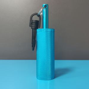 TEMU 버클 포함 알루미늄 합금 다이빙 딸랑이 스틱, 수중 쉐이커, 다이빙 경고 스틱, 안전용 딸랑이, 소음 신호벨, 다이빙 및 수중 상호작용을 위한 수중 통신 장치