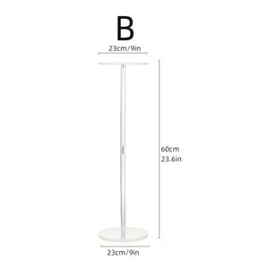 TEMU 이 제품은 웨딩, 크리스마스, 할로윈 및 기타 파티 센터 장식에 적합한 투명 아크릴 디스플레이 베이스 및 꽃 스탠드입니다. 현대적인 원통형 꽃 스탠드는 파티를 위한 최고의 디스플레이 장식 전시품입니다.