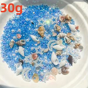 TEMU 바다 테마 에폭시 필러 - 주얼리 제작, 공예, 홈 데코, 창작 프로젝트 및 공예 용품
