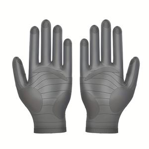 TEMU 에폭시 레진 캐스팅용 실리콘 장갑 한 쌍, 재사용 가능, 다양한 색상, 공예 및 주얼리 제작에 적합, 손가락 보호대 및 레진 작업 필수 도구, 다기능 실리콘 장갑