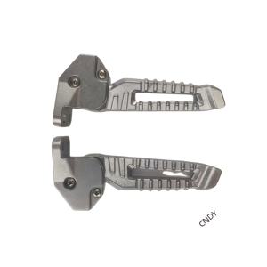 TEMU 1쌍 모터사이클 접이식 풋페그, 주마 2022 2023 호환, 중국 스쿠터 탱크 125 150cc 9세대 발받침대, 알루미늄 합금 자동 텔레스코픽 풋레스트 교체용