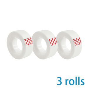 TEMU 3/6롤 투명 투명 무광 테이프 쓰기 가능, 투명 테이프 손으로 찢을 수 있어 학교 사무실 용품 포장 수리 스크랩북, 선물 포장, 홈 데코에 적합, 테이프 디스펜서와 호환 가능