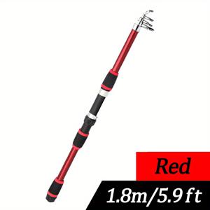 TEMU 텔레스코픽 암초 낚싯대 여행용 텔레스코픽 낚싯대 스피닝 플라이 잉어 피더 탄소 섬유 미니 여행용 초경량 플라이 낚싯대