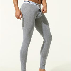 TEMU 남성용 얇고 따뜻한 긴 바지 1개입, 옆면 개방형, 스타일리시 벨트, 홈 팬츠, 헬스장 운동 바지, 베이스 레이어 속옷, 발렌타인데이, 할로윈, 크리스마스, 새해 선물로 완벽, 파트너에게 적합, 러닝, 요가에 적합