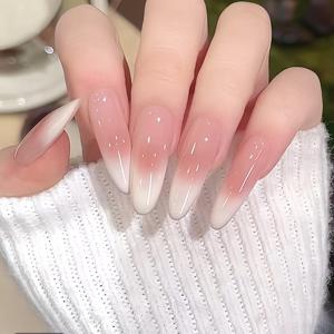 TEMU 인스타그램에서 인기 있는 핑크 컬러의 프레스온 네일 10개입. 요정 같은 고급스러운 캣아이 프렌치 매니큐어 디자인으로 특징져 있습니다. 탈부착 가능한 프레스온 네일은 트렌디한 스타일에 완벽합니다.