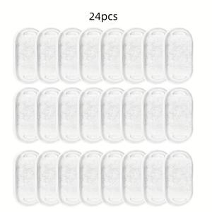 TEMU 67oz/2L 및 108oz/3.2L 스테인리스 스틸 애완동물 정수기용 고양이 물 디스펜서 필터 12개/24개입 | 교체용 필터, 간편한 설치 및 세척, 배터리 불필요