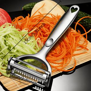 TEMU 2026년형 신상 다용도 필러, 다기능 감자 필러 및 다지기, 가정용 휴대용 2-in-1 스크레이퍼, 일상적인 요리 필링 및 다지기용, 더 깨끗한 보관을 위한 여러 도구 대체