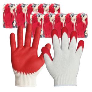 TEMU 터브화이 반코팅 면장갑 개별포장 고급코팅장갑 100개