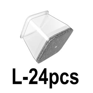 TEMU 24개입 실리콘 의자 다리 보호 커버, 스툴 다리 보호 캡, 목재 바닥용 미끄럼 방지 의자 다리 캡