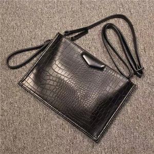 TEMU 남성용 천연 가죽 클러치백, 악어 무늬 천연 가죽 남성용 클러치백, 천연 가죽 남성용 대용량 지갑, 악어 무늬 천연 가죽 남성용 숄더백, 크로스백, 탈부착 가능한 숄더 스트랩 포함