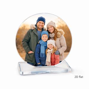 TEMU [2D 플랫] [2D 플랫] 1개 아크릴 원형 디스플레이 스탠드, 직사각형 받침대 맞춤 디자인, 퇴색 방지 받침대, 상업용 가정용 | 장식 간판 및 명판