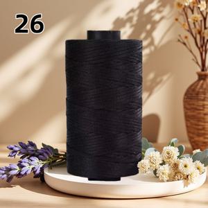 TEMU 26색상, 타래당 250g, 모자, 가방, 쿠션 코바늘 뜨개질용 여름 플랫 리본 실, 다양한 색상 옵션 포함