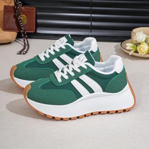 TEMU 여성 캐주얼 신발, 다용도 통근 신발, 다리 길이감, 인기 여성 캐주얼 신발, 레트로 스타일, 쉬운 착용, 다용도 및 패셔너블, 가정용, 모든 계절에 적합, 여성 신발, 스니커즈