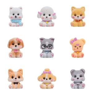 TEMU 9개/세트 레진 귀여운 강아지 피규어 | 창의적인 소형 동물 미니어처 풍경 | 시뮬레이션 코기, 비숑 프리즈, 시바 인우 소형 피규어 | 가정용 데스크탑 장식 | 친구 가족을 위한 완벽한 선물 | 거실 장식품