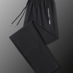 TEMU 남성 봄 여름용, 얇은 스타일, 운동 캐주얼 긴 바지, 속건성, 쿨 통기성, 탄성, 쉬운 패션, 야외 스포츠 여행, 직장, 데이트, 생일 선물로 적합