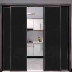 TEMU 1개 블랙 매트 프라이버시 창문 필름 - 완전 차광 매트 스티커, 6mm 두께 - 접착제 없음, 불투명 자외선 차단, 정전기 부착, 쉬운 설치. 침실, 욕실, 화장실, 문에 완벽. 빛 차단 순수 블랙 정전기 유리 필름, 창문 프라이버시 필름, 장식용