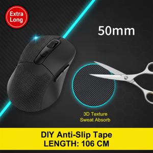 TEMU DIY 이스포츠 마우스 그립 스킨 [50/100mm 폭] - FPS 게임용 고마찰 3D 텍스처 폴리머 시트 - 버튼 및 키보드용 맞춤형 미끄럼 방지 수정 키트 (길이 106cm)