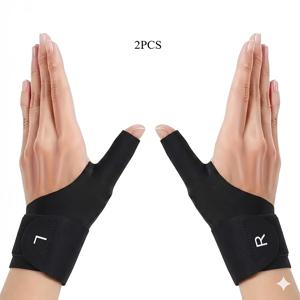 TEMU 2개 조절식 통기성 손목 및 안정기 – 노트북 타이핑 및 반복 작업을 위한 인체공학적 설계, 미끄럼 방지 디자인으로 반복적인 작업에 최적의 지지력 제공