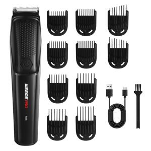 TEMU WEEME 남성용 수염 정리기, 전문가용 남성용 헤어 트리머 이발기, 전기 면도기, 제로 갭 T형 날 엣저 라이너, 무선 충전식 몸 수염 정리 키트