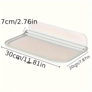 TEMU 펀치 없는 플라스틱 플로팅 벽걸이 선반