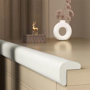 TEMU 2미터 아기 안전 코너 보호대, 무독성 어린이 테이블 가장자리 가드, 벽 및 침대 모서리 충격 방지 폼 접착 스트립