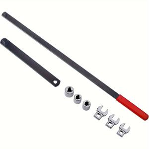 TEMU 자동차용 세르펜틴 벨트 제거 및 설치 8pcs 전문가용 카본 스틸 범용 자동차 수리 도구 세트