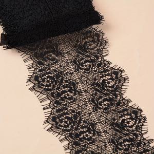 TEMU 1m/39인치 속눈썹 레이스 논엘라스틱 의류 액세서리 DIY 웨딩 의류 소재 속옷 재료