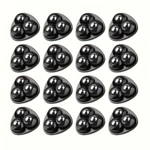 TEMU 16개/24개/32개 삼중강구 범용 캐스터, 360도 회전, 초강력 접착식, 내구성 좋고 조용한 가구 바퀴, 수납함, 쓰레기통용, 산업용 금속 범용 캐스터, 접착 스티커 포함, 광택 표면