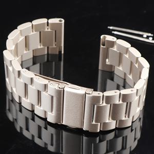 TEMU 20mm 솔리드 3구 스테인리스 스틸 스트랩, 삼성 시리즈 7 6 5 4 3 5Pro 44mm/40mm 4/6Classic 호환, 22mm 솔리드 3구 스테인리스 스틸 스트랩, Huawei Watch GT 5 4 3 2 46MM, Xiaomi 스마트 워치 S4 S3 S2 S1 47MM 호환