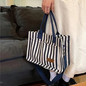 TEMU 2025년 트렌디한 여성용 통근 가방. 대용량 캔버스 디자인으로 크로스바디 핸드백 또는 토트백으로 완벽합니다.