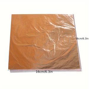 TEMU 100장/봉지 구리색 호일, 장식 및 페인팅, 네일 아트 등에 적합