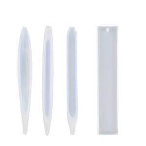 TEMU 북마크용 에폭시 레진 몰드 4개 세트, 공예에 적합, 장식용 참 포함된 다양한 모양, 친구 및 동급생을 위한 독특한 선물 옵션, 레진 주입에 이상적