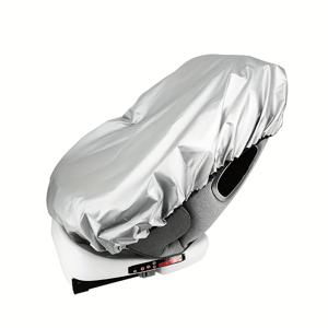 TEMU 아기 카시트 햇빛가리개 커버, 유아용 카시트 열 보호대로 아기 카시트를 시원하게 유지, 열기 및 햇빛 자외선 차단 커버, 범용 아기 여행용품