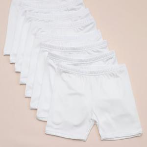 TEMU 여아용 비침 방지 안전 반바지 8개, 어린이 댄스 연습용 팬티, 발레 트레이닝 반바지, 야외 활동용으로 적합