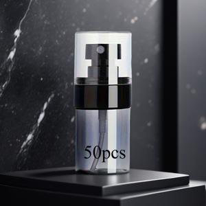 TEMU 50개입 블랙 30ml 초미세 미스트 스프레이 병 | 재사용 가능, 헤어 스타일링, 청소, 식물 관리 및 스킨케어에 적합, 여행 필수품, 무향