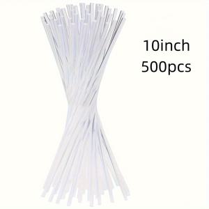 TEMU 3mm 투명 아크릴 막대 100/300/500개입 - 높은 투명성 원형 플라스틱 막대, 공예 및 산업용으로 적합