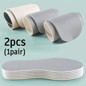 TEMU 2개입 라텍스 초박형 깔창 여성 여름 맨발 여름 필수품 라텍스 여성 남성 통기성 땀 흡수 미끄럼 방지 얇은 깔창