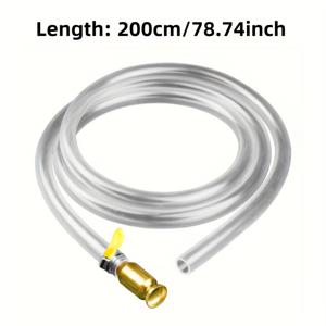 TEMU 2m/1m 긴 구리 사이펀 호스 펌프: 수동 펌핑 불필요, 음용수에 적합하지 않음, 빠르고 깨끗한 물 이송용, 내구성 있는 호스 펌프 | 사이펀 펌프